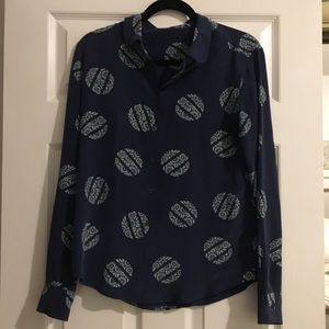 Equipment silk blouse